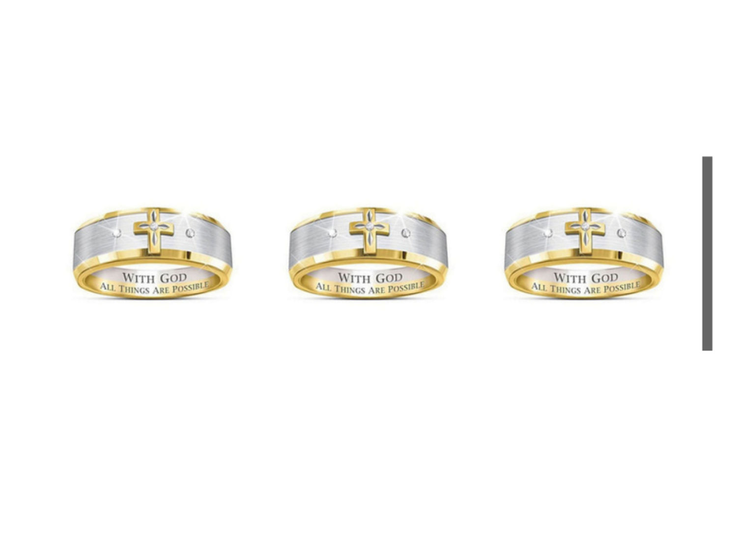 Anillo Jesus/ Ring Jesus Gold