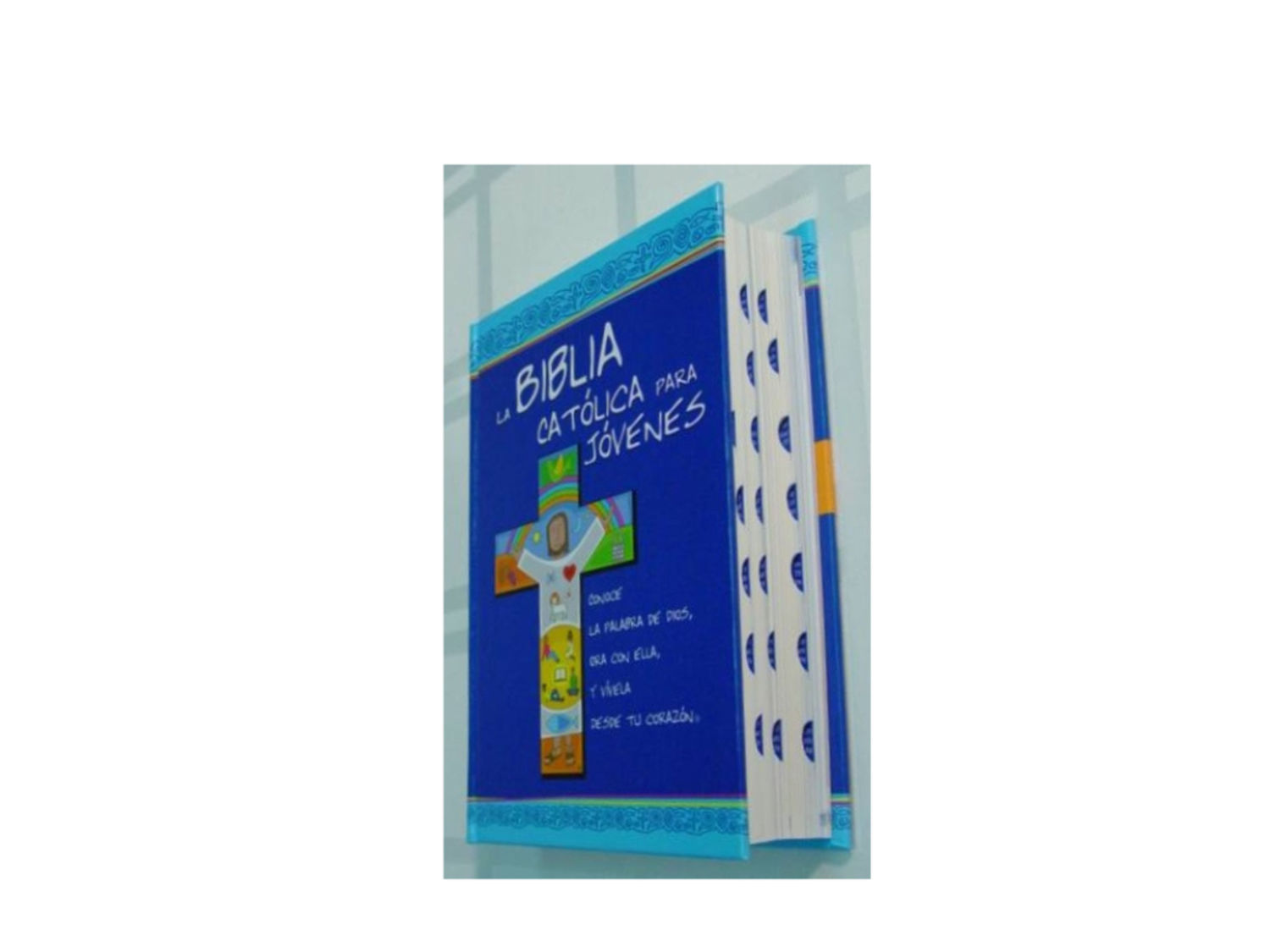 Biblia Cat para Jovenes 0211003 Azul Junior Tapa Dura La Biblia Católica para Jóvenes. Mediana tapa dura