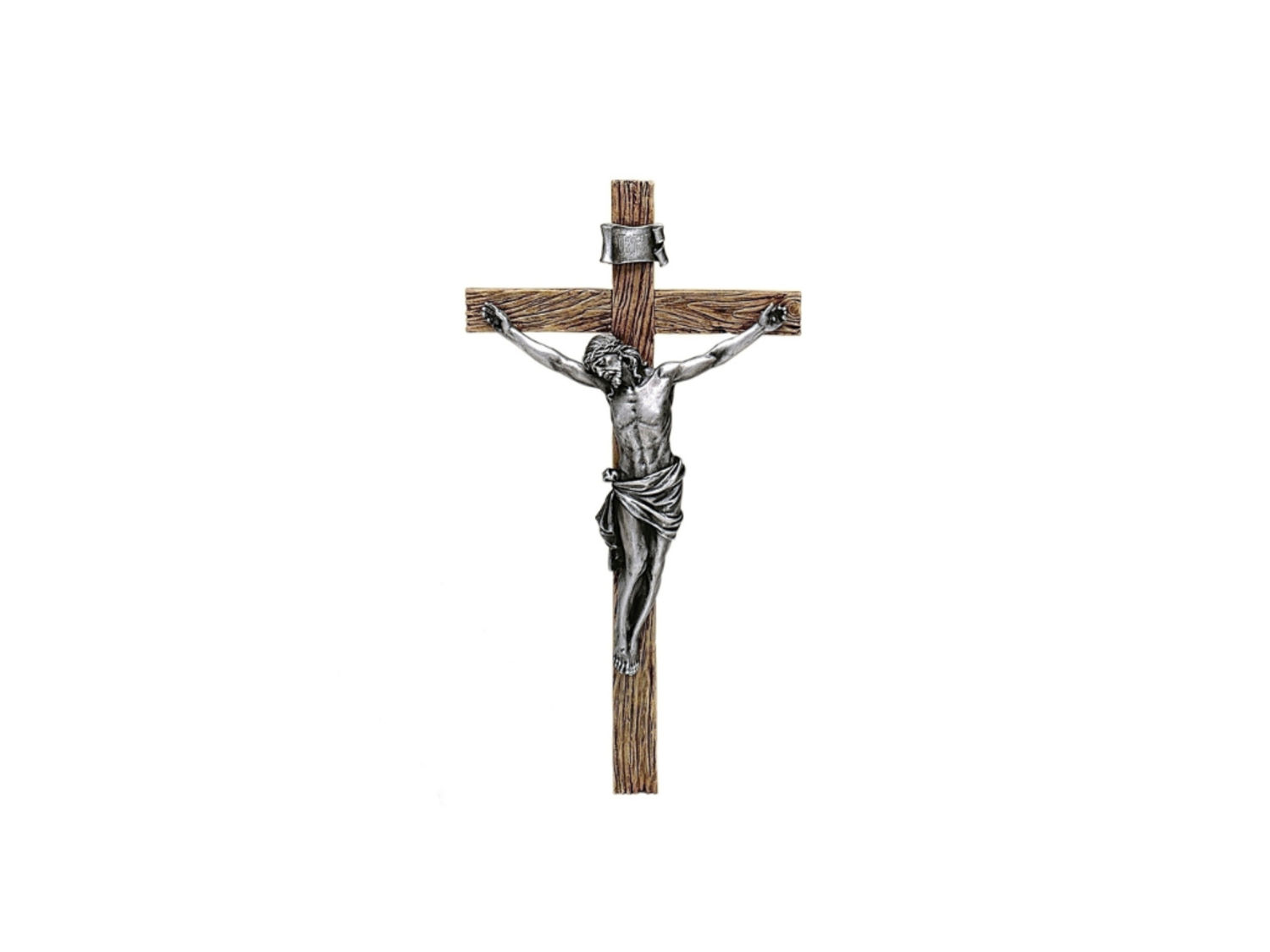 Antique Silver Crucifix 62272